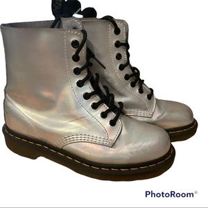Dr. Marten’s Silver Boots